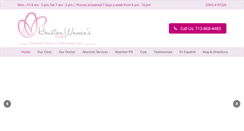 Desktop Screenshot of houstonwomensclinic.com